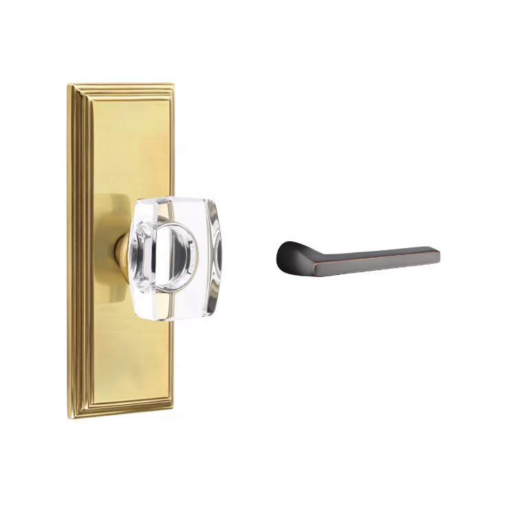 Emtek 8035HLO Dummy , Wilshire Non-Keyed 7" , Helios Lever - Parent