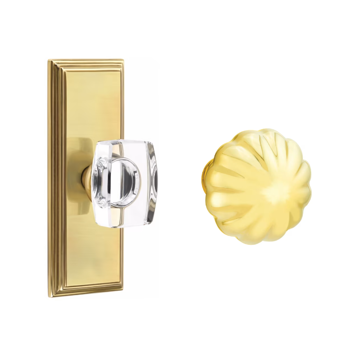 Emtek 8035MN Dummy , Wilshire Non-Keyed 7" , Melon Knob - Parent