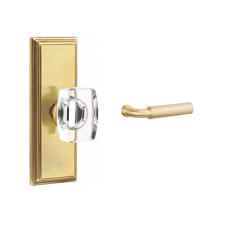 Emtek 8035MNG Dummy , Wilshire Non-Keyed 7" , Manning Lever - Parent