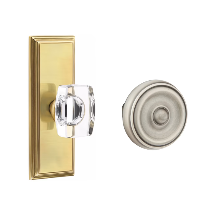 Emtek 8050ACEKN Dummy , Regular Rosette , The Ace Knurled Knob - Parent