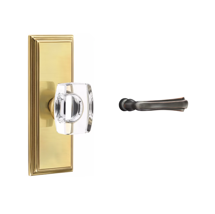 Emtek 8035WM Dummy , Wilshire Non-Keyed 7" , Wembley Lever - Parent