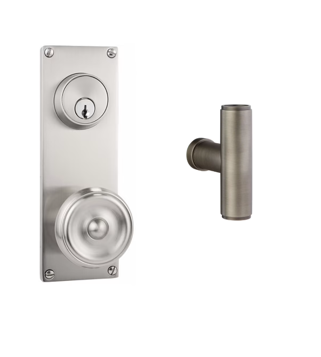 Emtek 8112ACE Passage Single Keyed , Sideplate Locksets Modern 3-5/8 , The Ace Knob - Parent