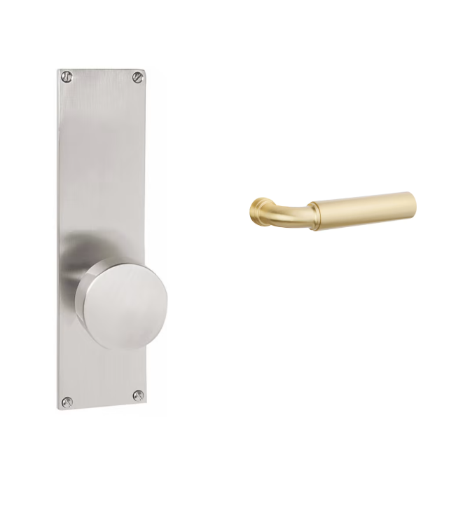 Emtek 8113MNG Passage , Sideplate Locksets Modern Non-Keyed 9 , Manning Lever - Parent