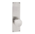 Emtek 8113.CCUS10B.TZKLT Select Passage , Sideplate Locksets Modern Non-Keyed 9" , Conical Stem , Light Terrazzo Knob