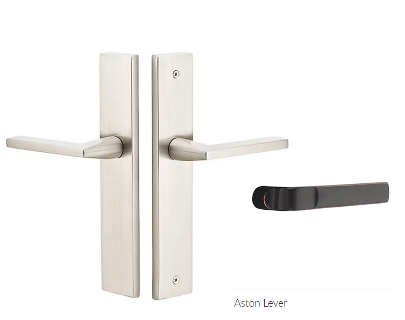 Emtek 8141ASTLH Passage , Stretto , 10" Plate , Aston Lever , LH - Parent