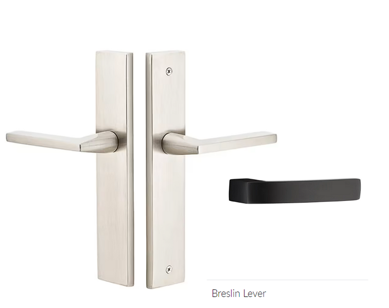 Emtek 8141BRLRH Passage , Stretto , 10" Plate , Breslin Lever , RH - Parent