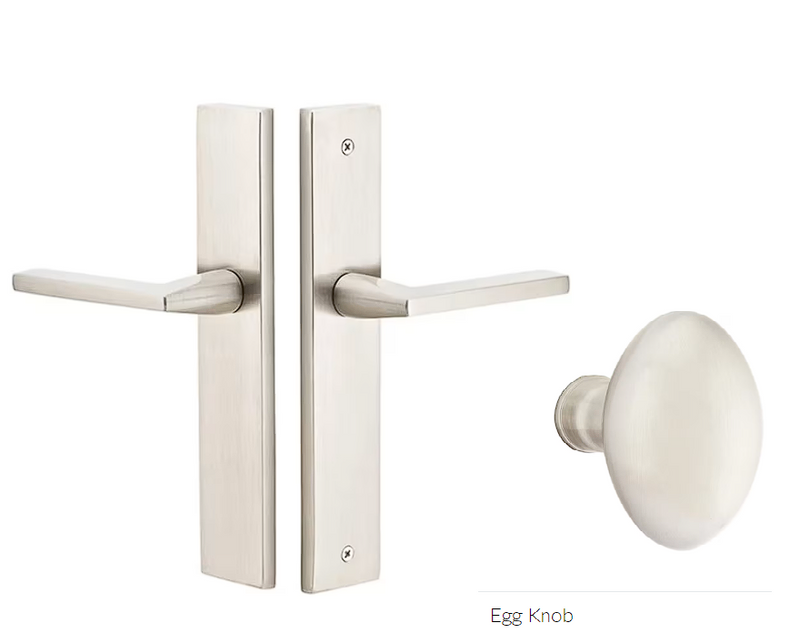Emtek 8141E Passage , Stretto , 10" Plate , Egg Knob - Parent