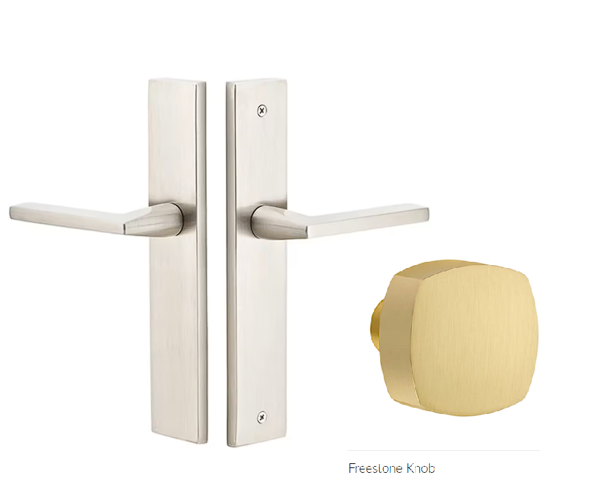 Emtek 8141FRK Passage , Stretto , 10" Plate , Freestone Knob - Parent