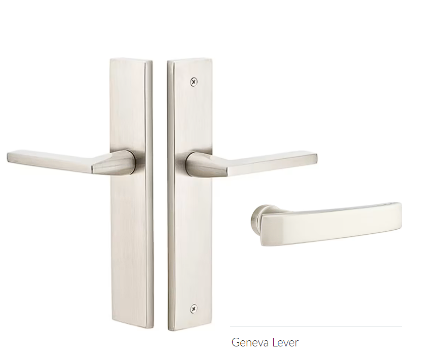 Emtek 8141GVLH Passage , Stretto , 10" Plate , Geneva Lever , LH - Parent