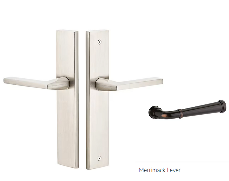 Emtek 8141MERH Passage , Stretto , 10" Plate , Merrimack Lever , RH - Parent
