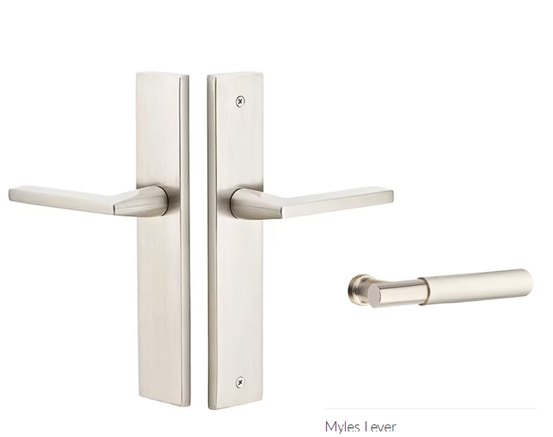 Emtek 8141MYLRH Passage , Stretto , 10" Plate , Myles Lever , RH - Parent