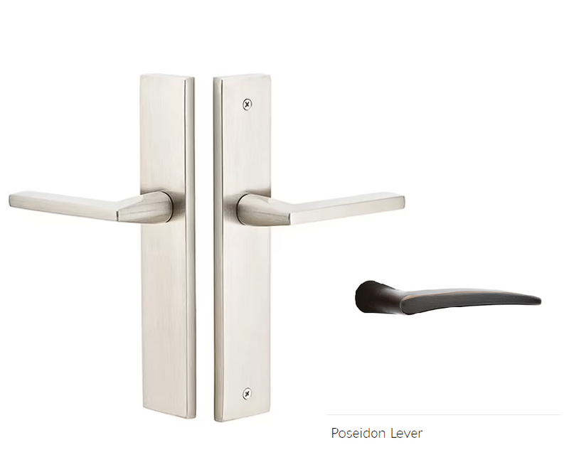 Emtek 8141POSRH Passage , Stretto , 10" Plate , Poseidon Lever , RH - Parent