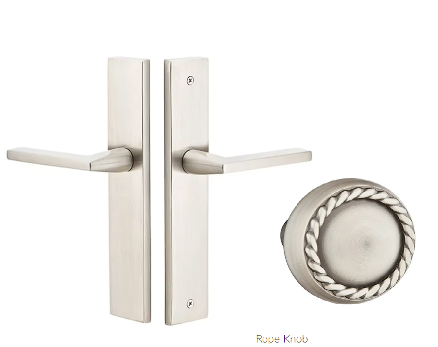 Emtek 8141RK Passage , Stretto , 10" Plate , Rope Knob - Parent