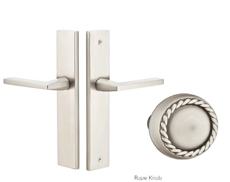 Emtek 8141RK Passage , Stretto , 10" Plate , Rope Knob - Parent