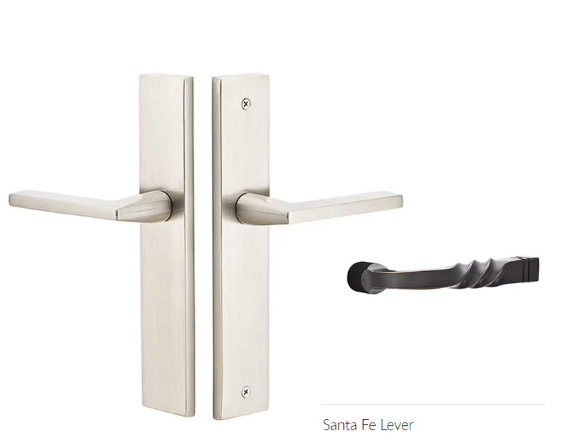 Emtek 8141SFRH Passage , Stretto , 10" Plate , Santa Fe Lever , RH - Parent