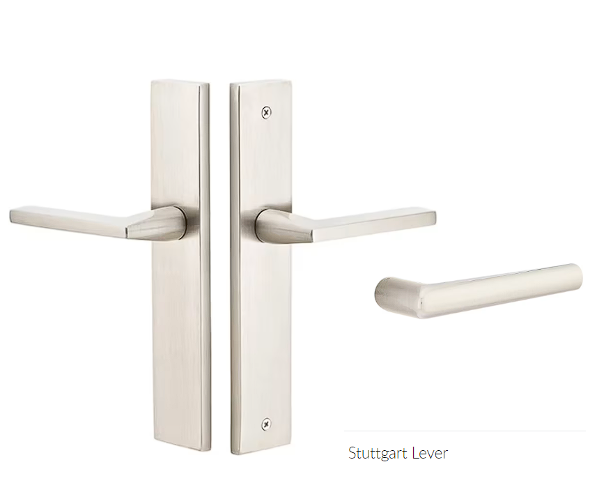 Emtek 8141STULH Passage , Stretto , 10" Plate , Stuttgart Lever , LH - Parent