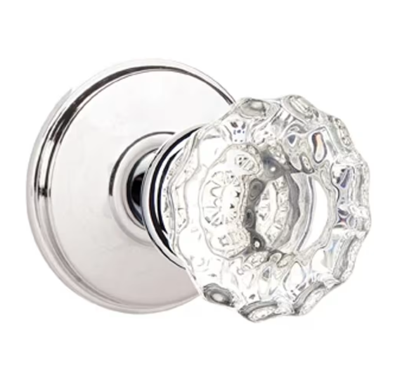 Emtek 8210AS Privacy , Watford Rosette , Astoria Crystal Knob - Parent