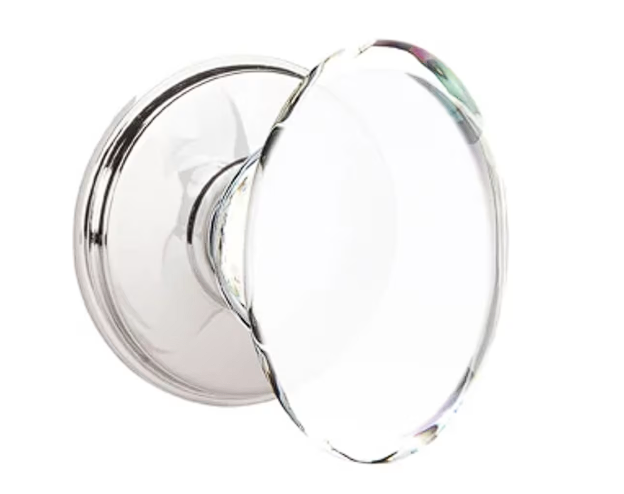 Emtek 8210HT Privacy , Watford Rosette , Hampton Crystal Knob - Parent