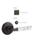 Emtek 8110.LSUS10B.TZLT.LH Select Passage , Watford Rosette , L-Square Stem , Light Terrazzo Handle , LH - Parent