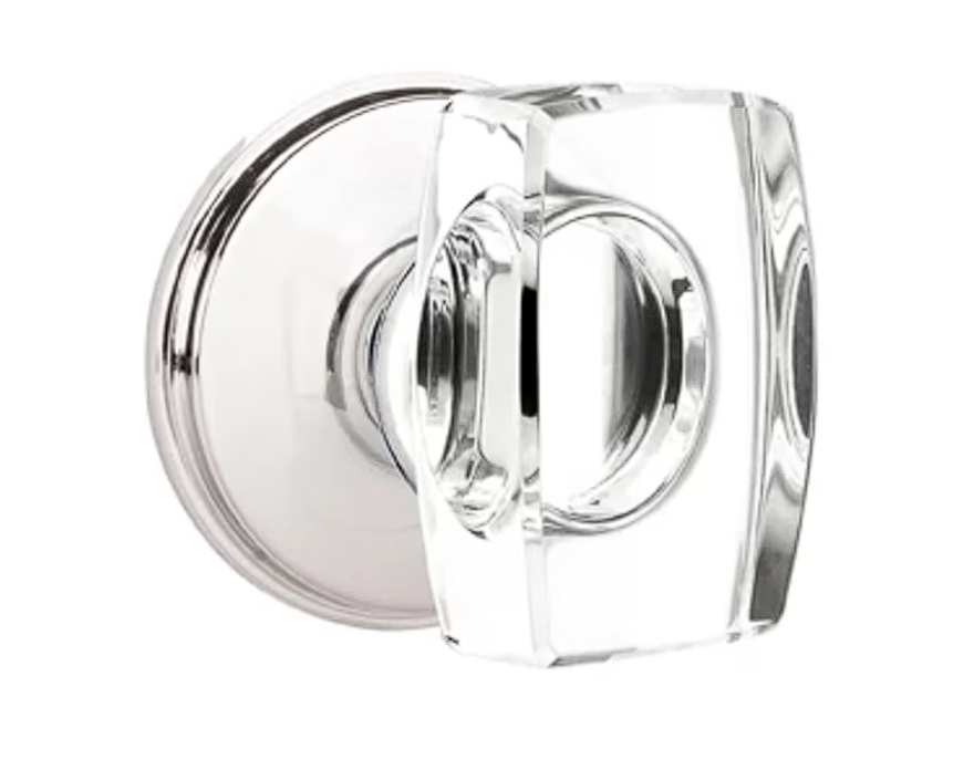 Emtek 8210WS Privacy , Watford Rosette , Windsor Crystal Knob - Parent
