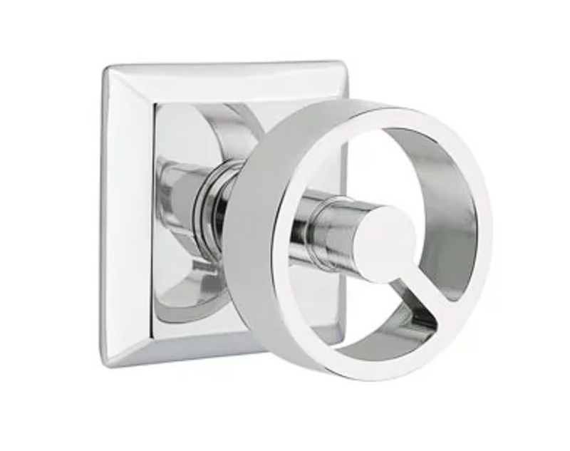 Emtek 8231SPKRH Privacy , Quincy Rosette , Spoke Knob , RH
