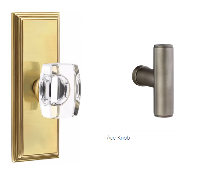 Emtek 8235ACE Privacy , Wilshire Non-Keyed 7" , The Ace Knob - Parent