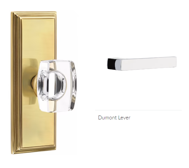 Emtek 8235DTRH Privacy , Wilshire Non-Keyed 7" , Dumont Lever , RH - Parent