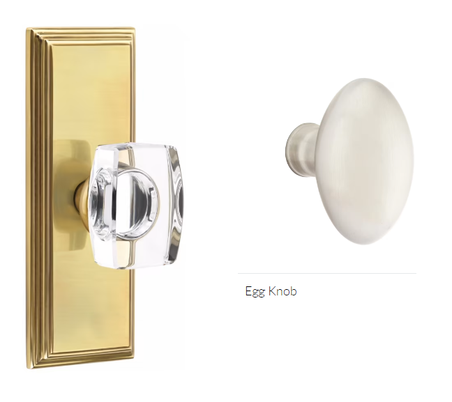 Emtek 8235E Privacy , Wilshire Non-Keyed 7" , Egg Knob - Parent