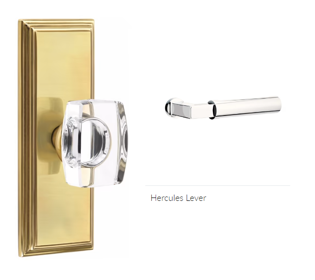 Emtek 8235HECLH Privacy , Wilshire Non-Keyed 7" , Hercules Lever , LH - Parent
