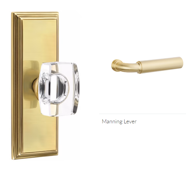 Emtek 8235MNGRH Privacy , Wilshire Non-Keyed 7" , Manning Lever , RH - Parent