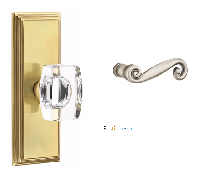 Emtek 8235RLRH Privacy , Wilshire Non-Keyed 7" , Rope Lever , RH - Parent