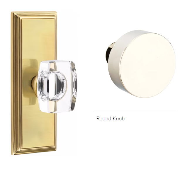 Emtek 8235ROU Privacy , Wilshire Non-Keyed 7" , Round Knob - Parent