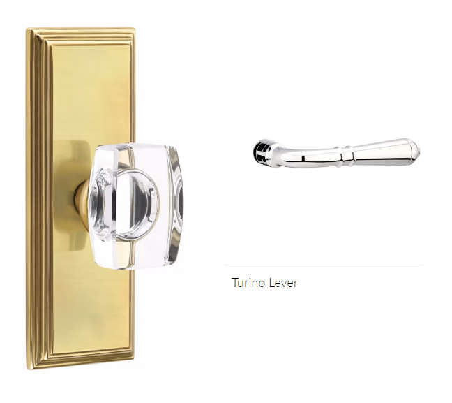Emtek 8235TLH Privacy , Wilshire Non-Keyed 7" , Turino Lever , LH - Parent