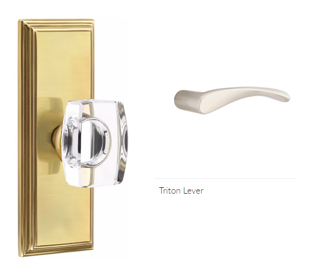 Emtek 8235TRTRH Privacy , Wilshire Non-Keyed 7" , Triton Lever , RH - Parent