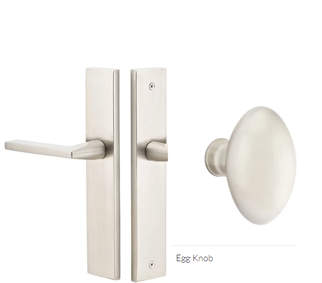 Emtek 8241E Thumbturn Privacy , Stretto , 10" Plate , Egg Knob - Parent