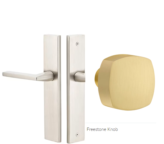 Emtek 8241FRK Thumbturn Privacy , Stretto , 10" Plate , Freestone Knob - Parent