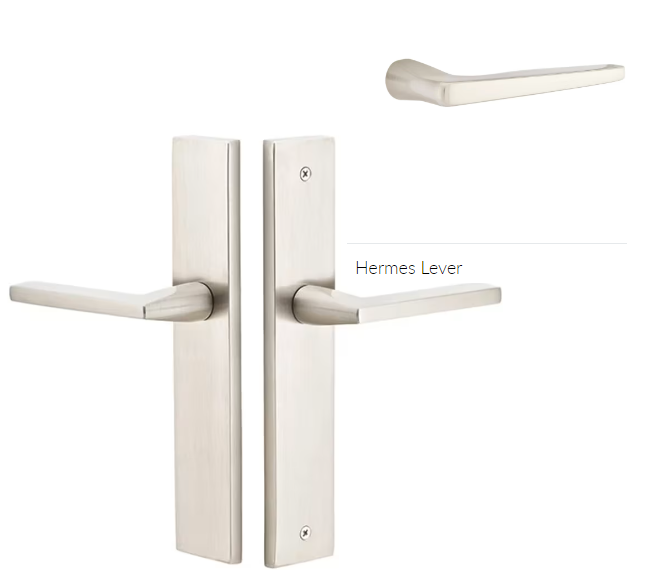 Emtek 8241HERLH Thumbturn Privacy , Stretto , 10" Plate , Hermes Lever , LH - Parent
