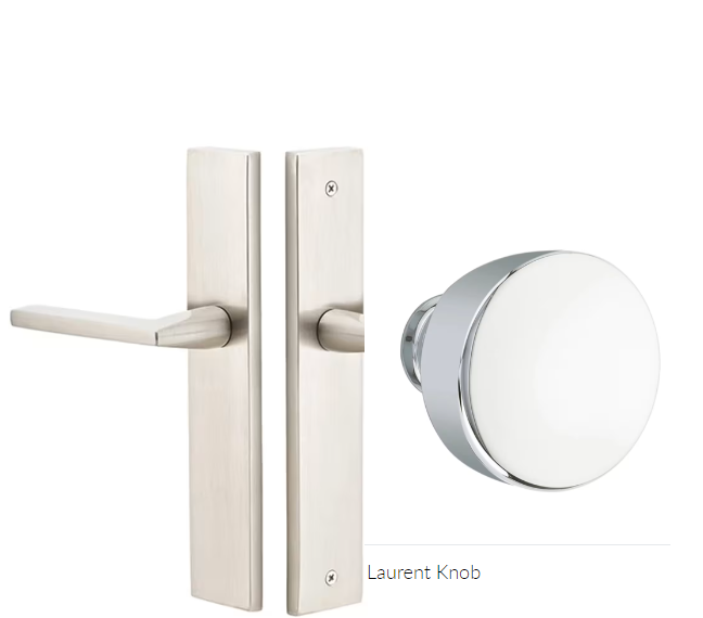 Emtek 8241LAU Thumbturn Privacy , Stretto , 10" Plate , Laurent Knob - Parent