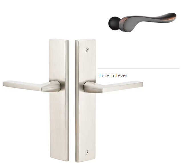 Emtek 8241LULH Thumbturn Privacy , Stretto , 10" Plate , Luzern Lever , LH - Parent