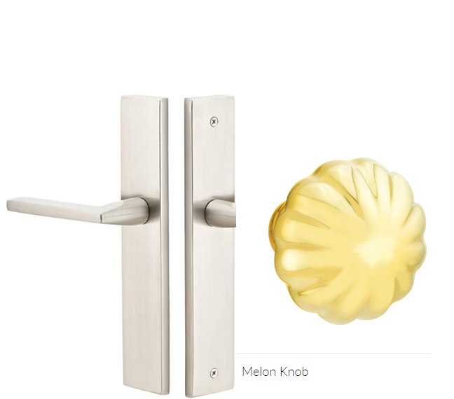 Emtek 8241TRTLH Thumbturn Privacy , Stretto , 10" Plate , Triton Lever , LH - Parent