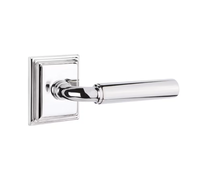 Emtek 8261MNGRH Privacy , Wilshire Rosette , Manning Lever , RH - Parent