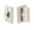Emtek 8383.ARCUS10B Thumbturn Privacy Bolt with Color Indicator , Double Wilshire Rosette , with Arched Thumbturn