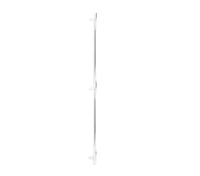Emtek Select Appliance Pull C-C , Rectangular Bar Stem , Knurled Bar