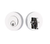 Emtek 8481.ARCUS14 Thumbturn Privacy Bolt , Single Watford Rosette , with Arched Thumbturn Lifetime - Parent