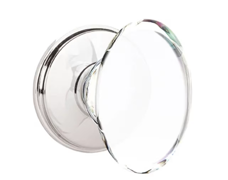 Emtek 8510HT Dummy , Watford Rosette , Hampton Crystal Knob - Parent
