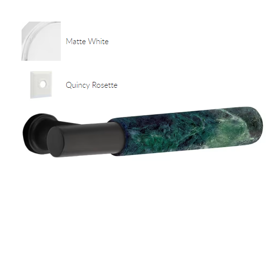 Emtek 8531.TASRG.KNSRG Select Dummy , Quincy Rosette , T-Bar Stem , Knurled Handle - Parent