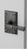 Emtek C5105SF Concealed , Passage , Arts and Crafts Rectangular Rosette , Santa Fe Lever - Parent