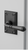 Emtek C5105T Concealed , Passage , Arts and Crafts Rectangular Rosette , Turino Lever