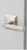 Emtek C8131AC Concealed , Passage , Quincy Rosette , Arts and Crafts Lever