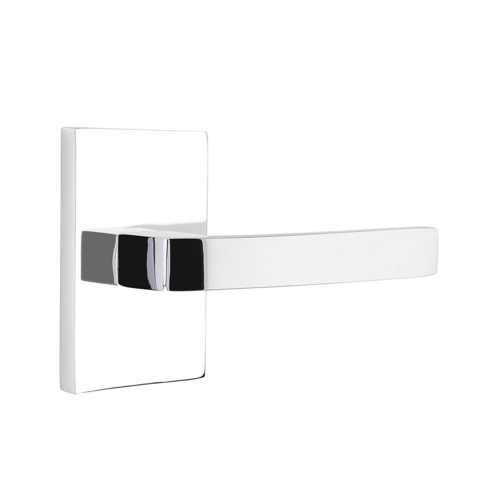 Emtek 5052BRL Dummy , Modern Rectangular Rosette , Breslin Lever - Parent